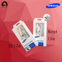 สายชาร์จ Samsung แท้100%1.2M/1.5M Micro USB 2.0 สายชาร์จเร็ว ซัมซุง Fastcharger รองรับ รุ่น S4/S6/S7/Note5/Edge/Note3 /J3 /J5 /J7/ A3/ A5 /A7 รับประกัน1ปี