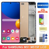 Display Screen for Samsung Galaxy M51 Lcd Display Digital Touch Screen with Frame Assembly For Samsung M51 M515 M515F M515F/DSN Replacement Parts