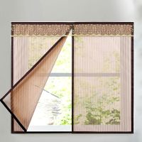 【LZ】 Magnetic Anti Mosquito Nets for Window Screen Automatic Sliding Mesh for Summer Insect and Bug Proof