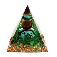 {คลังสินค้าพร้อม} 5ซม. หินธรรมชาติ Orgonite Pyramid Crystals Orgone Energy เครื่องประดับหัตถกรรม Gifts