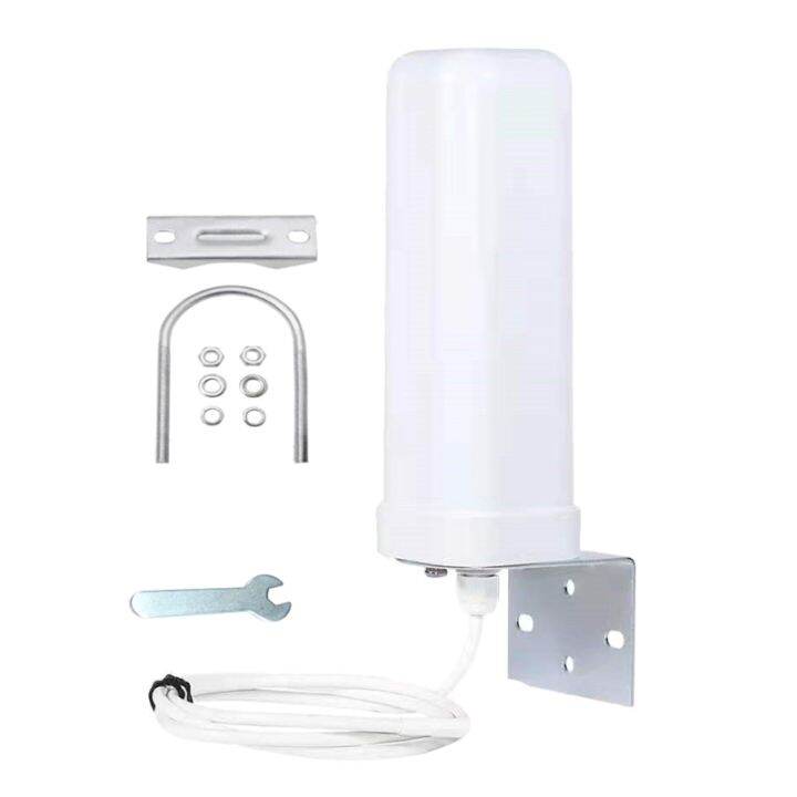 5G 4G 3G Omnidirectional Barrel Outdoor Antenna with 5m Dual Interface
