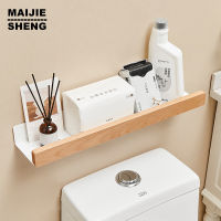 White Wall Shelf Wood Floating Shelf Wall Decoration Multifunction Storage Holder Wall Shelf Rack Decorative For KitchenBedroom