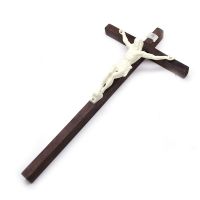 ไม้ Crucifix ติดผนัง Home Office Decor ตาราง Wall Art Decor สำหรับสวดมนต์ Altar Chapel Church เครื่องประดับ Christ