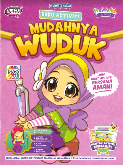 Buku Aktiviti - Mudahnya Wuduk Bersama Amani (L106) | Lazada