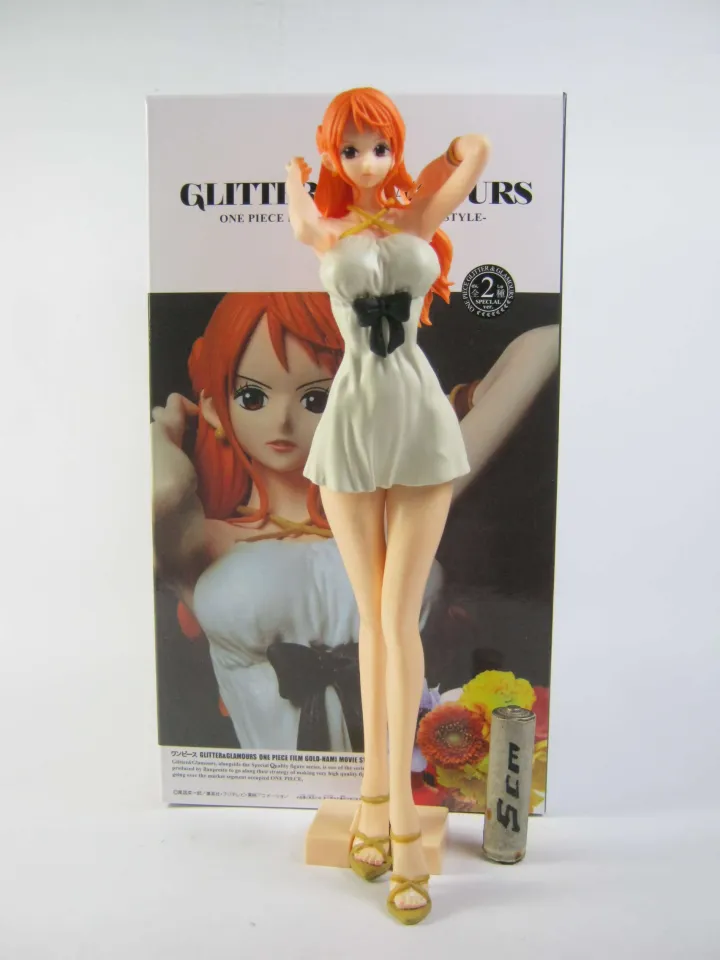 One Piece Glitter & Glamours NAMI One Piece Film Gold Nami Movie Style Set  of 2