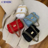 Designer Bags Luxury Fashion Rhombus Chain Messenger Bag Female 2022 New Wild One-shoulder Casual Texture Small Square Satchels