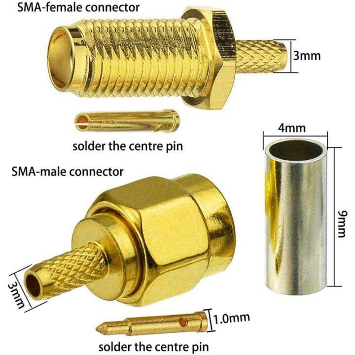 10pcs-sma-male-and-female-coaxial-connectors-and-crimper-for-sma-rg174-rg316-wifi-antenna-extension-cable