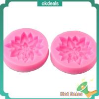 OKDEALS 2Pcs สีชมพูอมชมพู แม่พิมพ์ซิลิโคนรูปใบฮอลลี่ 6.36.31.4ซม. ซิลิโคนทำจากซิลิโคน แม่พิมพ์เรซินทำฟองดอง แม่พิมพ์ซิลิโคนคริสต์มาส ทำด้วยมือดีไอวาย