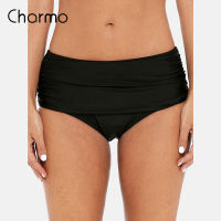 Charmo Swimming Bottom Ladies Women Bikini BottomPatchwork Swimwear Briefs High Waist