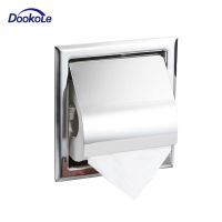 Bathroom Toilet Paper Holder Concealed Recessed Toilet Paper Roll Holder Stainless Steel Tissue Box in-Wall