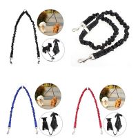 1 Pcs Pet Dog Lead Leash Traction Rope Splitter 1 to 2 Double Way Elastic Outdoor CLH 8