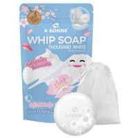 A BONNE WHIP SOAP THOUSAND WHITE ROSE &amp; SAKURA 100g สบู่วิปโฟมนุ่ม กลูต้าไธโอน 100กรัม