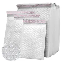 White Pearlescent Film Bubble Bags Self-sealing Foam Padded Envelope Storager Shipping Packages Mailing Bag Packaging Parcel BagShoe Bags