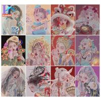 gsdhhrhshdd [40x50 ซม.] DIYระบายสีตามตัวเลข/บ้านศิลปะตกแต่งห้องนั่งเล่น/ภาพวาดมือ/ภาพวาดอะคริลิ/ภาพวาดบนผืนผ้าใบ