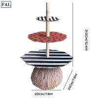 FAL Tree Root Snack Rack Three-Tier Resin Broom Ornament Novelty Halloween Party Supplies For Home Living Room Bar New