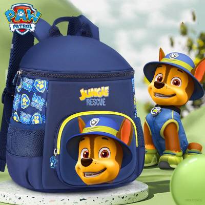 PAW Patrol Chase Backpack for kids kindergarten Student Large Capacity Breathable Printed Fashion Multipurpose Bags
