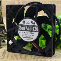 Original Sanyo 9G1212M401 12CM 12038 12V 0.14A 3-wire double bead cooling fan