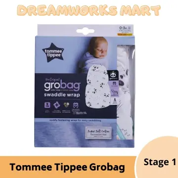 Tommee tippee the online original grobag swaddle wrap