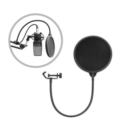 ที่กันลม ป๊อปฟิลเตอร์ สตูดิโอไมโครโฟน Studio Microphones Mic Pop Filter Mask Shield Protection