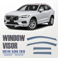 ที่บังแดดกระจกหน้าต่างสำหรับ XC60ของ VOLVO ที่กันสภาพอากาศคิ้วกระจกรถ Se ที่บังแดดหน้ารถยนต์ที่กันสภาพอากาศตกแต่งรถยนต์