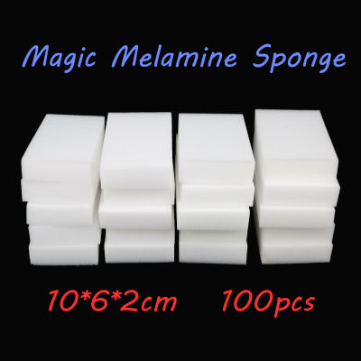 100PcsSet White Magic Sponge Eraser Cleaning Melamine Foam Cleaner Kitchen Cleaning Tools Washing Accessories Melamine Sponge