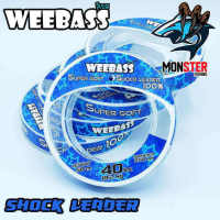 สายเอ็นหน้า ช๊อคลีดวีแบส WEEBASS SHOCK LEADER SUPER SOFT 100% ( ตกปลาฟันคม )