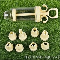 hot【DT】◆  8Pc/Set Confectionary Cookie Tips Pastry Nozzles Plastic Nozzle Gun Syringe Extruder Gadgets