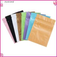 XUESHE 10/30PCS สีสัน องค์กร ที่เก็บของในบ้าน ถุงอลูมิเนียมฟอยล์ ซีลความร้อน กระเป๋าเก็บของ มันเงา