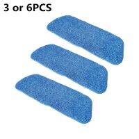 ❍▧ 3 or 6PCS Addis 513537 Replacement Blue Heads Pads Spray Mop Refill 41 x 14cm