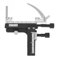 Professional Attachable Mechanical X-Y เคลื่อนย้ายได้ Stage Caliper พร้อม Scale สำหรับอุปกรณ์เสริมกล้องจุลทรรศน์ New