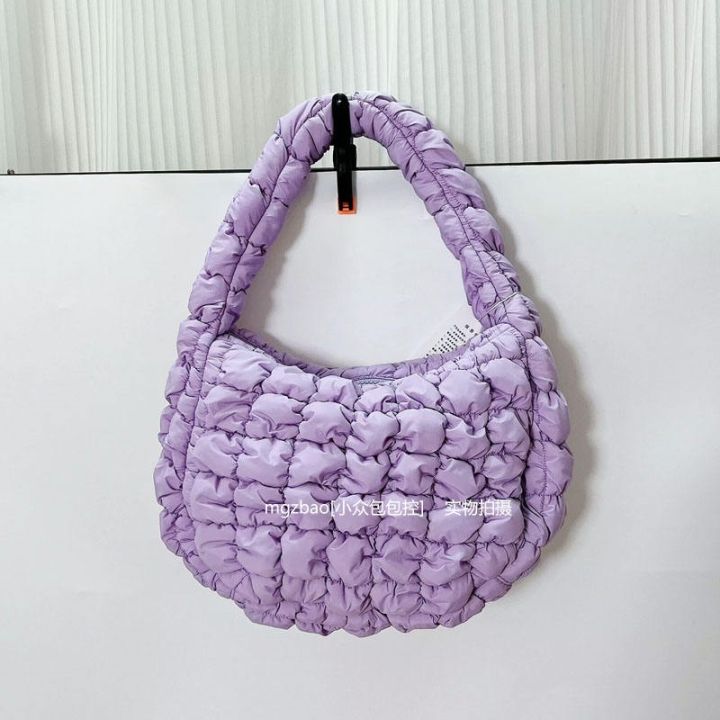 2023-new-summer-korean-flash-micro-mini-pleated-cloud-bag-womens-all-match-lightweight-portable-shoulder-bag