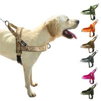 No Pull Dog Harnesses Mesh lining Adjustable Pet Walking Training Vest For Small Medium Large dogs Reflective Nylon leash