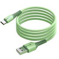 Micro-B Data Cable, Oxygen-Free Pure Copper Core Liquid Silicone Data Cable with Light for Android Phone