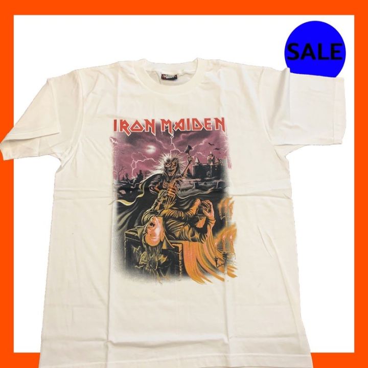 เสื้อวงดนตรี-iron-maiden-เสื้อผ้าวินเทจ-โดนใจสายแฟชั่น