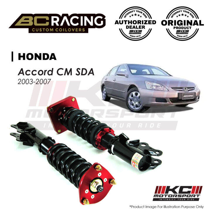 Honda Accord CM SDA 20032007 BC Racing V1 Fully Adjustable
