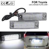 2ชิ้นไฟสำหรับโตโยต้าป้ายทะเบียน LED Land Cruiser Prado TRJ150/GRJ15 # GDJ15 #(Lexus GX 470) ไม่มีข้อผิดพลาดป้ายทะเบียนไฟหลัง