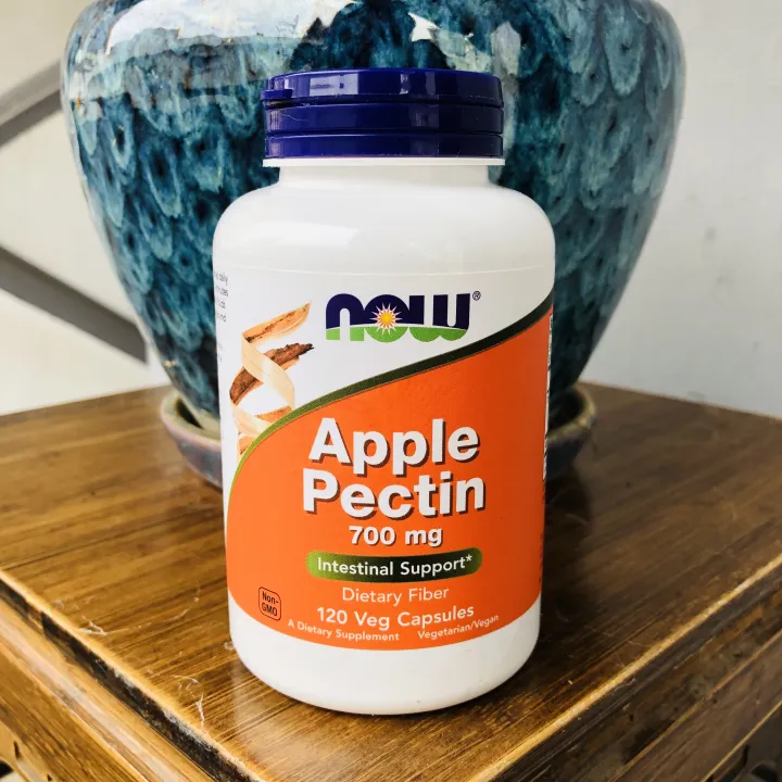 Now Foods Apple Pectin Apple Pectin Dietary Fiber 700mg 120 Capsules