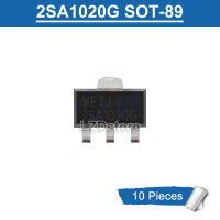 10ชิ้น2SA1020G SOT-89 2SA1020G-Y 2SA1020L 2SA1020C 2SA1020 2SA10206 SOT89 SMD -50V/-2A ทรานซิสเตอร์ใหม่แบบดั้งเดิม PNP