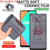 สำหรับ Realme 10 4G 5G 9 8 7 6 5 Pro + C33 2023 9i 8i 6i C21 5 5i C33 C55 C30s C35 C25 C25s C25y C15 C30 C31 C11 C12 C2 C7i C17 C21y C3 c20 Narzo ฟิล์ม50A แบบด้าน50i 50 30A 20 Pro XT ปกป้องหน้าจอกระจกเทมเปอร์แบบนิ่มป้องกันคนแอบมอง