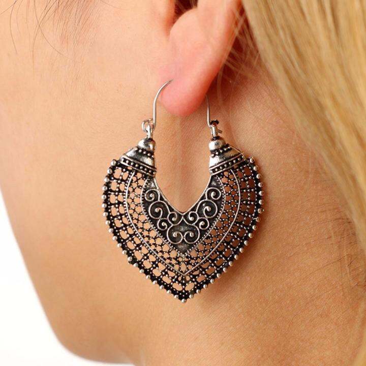 Tibetan hot sale hoop earrings