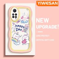 YIWESAN เคสสำหรับ Xiaomi Redmi โน๊ต11 Pro 5G Note 11e Pro ลายกระต่ายสีสันสดใสเคสมือถือกันกระแทกแบบใสนิ่มเคสโปร่งใสลายกล้องถ่ายรูปสุดสร้างสรรค์เคสซิลิกาเจลฝาครอบป้องกัน