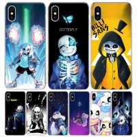 undertale sans doggo For iPhone 11 13 14 Pro Max 12 Mini Phone Case X XS XR 6 6S 8 7 Plus SE Apple 5 5S Fundas Cover Coque Capa