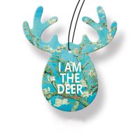 【Cw】Deer Shaped Car Pendant Air Freshener Decoration Solid Aromatpy Perfume Tablet Scented Piece ！