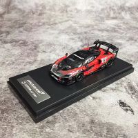 จอแอลซีดี1:64รถรุ่นรถ Mcla Senna GTR โลหะผสมตาย-หล่อยานพาหนะวิ่ง-โลหะสีแดง