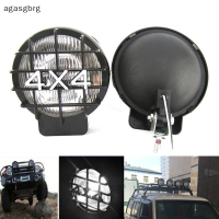 agasgbrg 1X 5.5 4X4 Round Off Road White Driving Halogen ATV Fog Light Lamp Spotlight