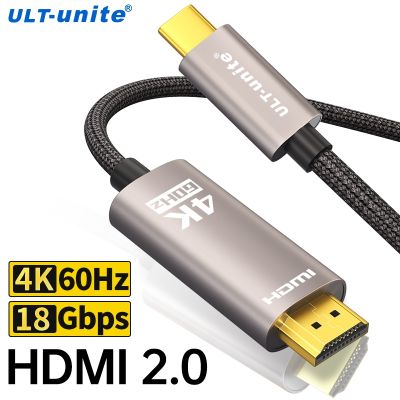 Chaunceybi USB C to HDMI Cable 4K60Hz UHD Type Converter for MacBook Air iPadPro Pixelbook XPS TV