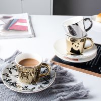 【CW】✺♀ﺴ  90/230cm Ins Mirror Anamorphic Cup Hummingbird Mug Set With Coaster