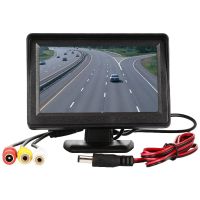 2 Din Car Monitor For Rear View Camera 4.3 Inches TFT LCD Display Reverse Camera Monitor HD Digital Color Video Input Screen PAL