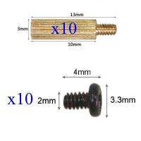 สกรู (3X10มม.) Standoffs AHD IR สำหรับ WIFI TVI 10x รองรับกล้อง CVI และ IP 1080P อุปกรณ์ติดกล้องเชื่อมต่อไฟฟ้าบอร์ด CCTV