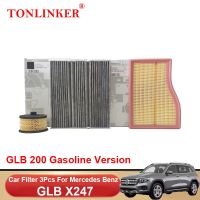 TONLINKER ไส้กรองน้ำมันสำหรับตัวกรองอากาศ Mercedes Benz GLB X247 200 250 200D 220D 2019 2020 2021 2022สินค้าอุปกรณ์เสริมรถยนต์